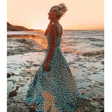 Women's Floral Print Dot Boho Long Maxi Dress Ladies V-Neck Backless Beach Holiday Summer Sundress Vestido De Mujer 2020 New 2024 - buy cheap