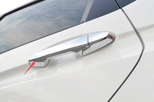 Lapetus Боковая ручка двери автомобиля рельефная Накладка для отделки ABS Подходит для Honda Fit JAZZ 2014 2015 2016/с умным отверстием для ключа модель 2024 - купить недорого