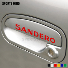 4 Pieces Sports Mind Car Handle Sticker Car Decal Automobiles Car Styling For Renault Dacia Sandero Stepway Car Accessories 2024 - buy cheap