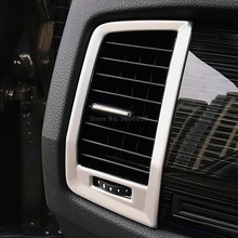 Acessórios para o interior de carros, capa abs fosca para acabamento de saída de ar condicionado médio para skoda kodiaq 2016, 2017, 2018 2024 - compre barato