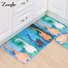 Kawaii Welcome Floor Mats  Kitchen Mat Doormat Floor Mat For Living Room Non-Slip Door Mat Animal Printed Bathroom Carpets 2024 - buy cheap