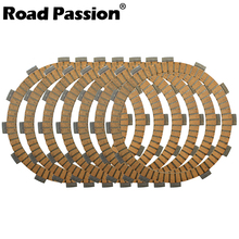Kit de Road Passion para motocicleta Kawasaki, 7 Uds., Placas de fricción de embrague, EX650, ER-6F, 2007-2010, EX Ninja 650, 650R, 2006-11, 2013 2024 - compra barato