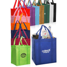Wholesale 1000pcs/lot 38Hx32x22cm Custom Personalized Reusable Non Woven Bags Grocery Tote Shopping Bags With Printed Logo 2024 - buy cheap