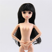 30cm Doll With 20 Moveable Joints Naked Body 3D Eyes Eyelash Female Figure Body Princess Doll Gifts For Girls Cake Baking Doll 2024 - buy cheap