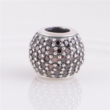 Charms de plata esterlina 100% 925, cuentas de plata de cristal Rosa compatibles con pulsera Pandora Original, joyería LW170E 2024 - compra barato