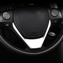 ABS Plastic Car Steering wheel Button frame Cover Trim For Toyota RAV4 RAV 4 Accessories 2013 2014 2015 2016 2017 Car styling 2024 - buy cheap