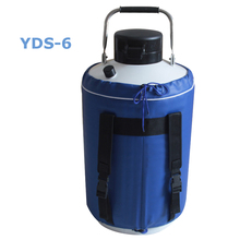 Contenedor de nitrógeno líquido dewar, tanque de nitrógeno líquido de alta calidad, 6L 2024 - compra barato
