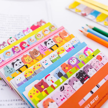 36 pcs/lot Animal memo pad sticky notes Cute cat bear Self-Adhesive Label Sticker escolar Kawaii Stationery school supplies 2024 - buy cheap