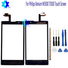 For Philips Xenium W3500 T3500 Touch Screen Original New Glass Panel Touch Screen 5.0 inch Tools+Adhesive Stock 2024 - buy cheap