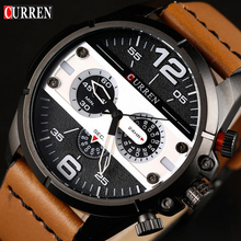 Curren-relógio de pulso quartzo masculino, relógio de marca de luxo esportivo militar, moderno, casual, à prova d'água 2024 - compre barato