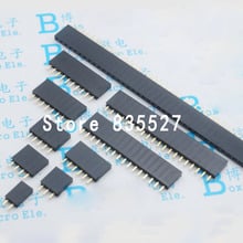 200pcs/lot Single Female Header Connector 2.54MM spacing Platoon mother Pin outlet Mother seat / needle seat 1*15P 15pin 2024 - buy cheap