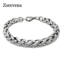 ZORCVENS New Woven Stainless Steel Bracelet for Men Never Fade 2024 - buy cheap