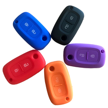 2 Buttons Silicone Flip Folding Remote Car Key Case For Renault Modus Clio Megane Kangoo Auto Key Cover Protector 2024 - buy cheap