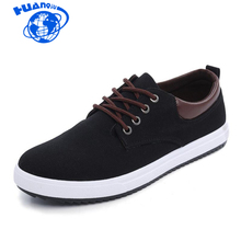 HUANQIU 2018 Outono Nova Tendência Da Moda sapatos de Lona Sapatos Casuais Sapatos masculinos Sapatos masculinos Sapatos homens de Grande Porte wyq55 2024 - compre barato