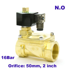 GOGO Normally Open 2 Way Pilot Diaphragm Brass electric solenoid water valves 2 inch 24V 220V AC 50mm PX-50K NBR 0.5-13bar 2024 - buy cheap