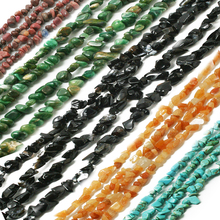 NiceBeads 5-8mm Natural 14 Style Material Stone Freeform Gravel Loose Chip Beads Strand 34" Jewelry making bracelet and necklace 2024 - buy cheap