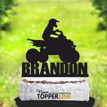 Racing,4 Wheeler,First Name Cake Topper,birthday Cake TopperPersonalised ATV Quad Cake Topper,ATV Four Wheeler Birthday,Extreme 2024 - buy cheap