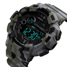 SKMEI-reloj Digital deportivo para hombre, cronógrafo con alarma, resistente al agua, estilo militar, a la moda, para exteriores 2024 - compra barato