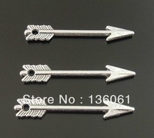 Vintage Silver 20PCS Alloy Love Arrow 3D Charms Pendant For Bracelet Necklace  Jewelry Making Beads Brand DIY Accessories Z1301 2024 - buy cheap