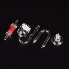 New Aquarium CO2 Diffuser Check Glass Tube Suction Cup for Fish Tank Aquarium 2024 - buy cheap