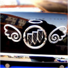 Pegatinas de alas de Ángel para coche, adhesivos creativos de pegamento Flexible 3D para decoración con estilo para coche D10 2024 - compra barato