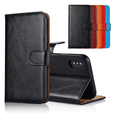 Funda cubierta soporte para Philips S318, billetera de cuero con tapa y bolsillo para tarjetas 2024 - compra barato