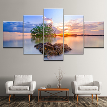 Canvas Painting seascape Nature landscape 5 Pieces Wall Art Painting Modular Wallpapers Poster Print for living room Home Decor 2024 - buy cheap