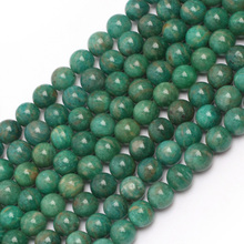 dark blue amazonite beads natural GEM stone beads DIY spacer beads for bracelet making strand 15" wholesale ! 2024 - купить недорого