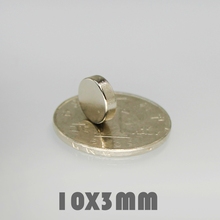 30/50/100Pcs 10x3 mm Neodymium Magnet Strong Round Magnet N35 10*3 mm Search Magnet Rare Earth Magnet For Crafts Gallium Metal 2024 - buy cheap