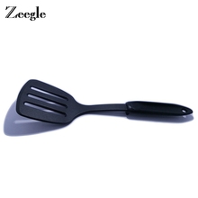 Zeegle силиконовая шлицевая лопатка для горшка антипригарная Лопата для жареной лопаты силиконовая сковорода Тернер кухонные инструменты для приготовления пищи 2024 - купить недорого