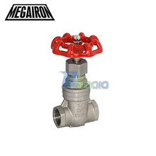 MEGAIRON 1/2" DN15 Stainless Steel SS316 Thread Female Gate Valve CF8M Heavy Duty Max 200Psi 2024 - buy cheap