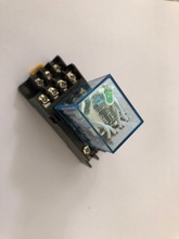 Промежуточное реле MY4NJ маленькое электромагнитное реле питания с базой 14 контактов AC12V AC24V AC110V AC220V 2024 - купить недорого