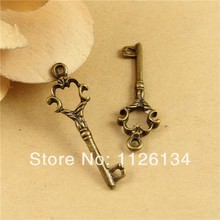 A1801 Vintage Bronze Key Accessories Jewelry Findings Fit Diy Jewelry Making 2024 - buy cheap