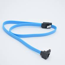 Новый модный высокоскоростной кабель данных SATA 3,0 III SATA3 SATAiii 6 ГБ/сек. синий шнур 2024 - купить недорого