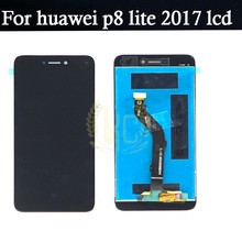 Pantalla LCD para Huawei P8 Lite 2017, montaje de digitalizador con pantalla táctil con marco de repuesto, para Huawei GR3 2017 2024 - compra barato