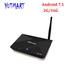 5pcs A5X Pro Android 7.1 RK3328 2G/16G Smart TV Box 4K Streaming TV Box Receiver 2.4G/5G Dual Wireless media player 2024 - buy cheap