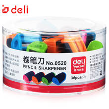 Deli Random Color Pencil Sharpener Cute Student Stationary Kawaii Hand-operated Manual Sharpener School & Office Supplies 2024 - buy cheap
