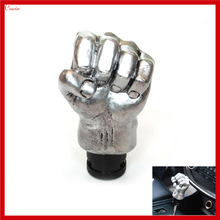 New Universal Cool Silver Gray Strong Clenched Fist Gear Shift Knob Car Auto Gear Head Ball 2024 - buy cheap