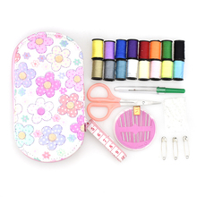 30pcs/set Random Color Mini Travel Sewing Kits Portable Case Box with Needle Threads Pin Scissor Sewing Set Home DIY Tools 2024 - buy cheap