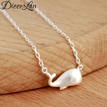 Bohemian Vintage New Whale Fish Necklaces Pendants for Women Long Choker Necklace Statement Jewelry Collares 2024 - buy cheap