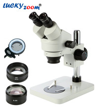 Microscopio Binocular profesional para reparación de teléfono, Microscopio estéreo con Zoom continuo, para soldadura, 3.5X-180X 2024 - compra barato