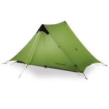 2021 LanShan 2 FLAME'S CREED 2 Person Outdoor Ultralight Camping Tent 3 Season Professional 15D Silnylon Rodless Tent 2024 - купить недорого