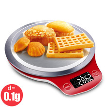 LCD Kitchen Scale Digital Gram Metal Electronic Accurate Balance Mini Cooking Food Measure Tools Pallet Food 3kgx0.1g 2024 - buy cheap