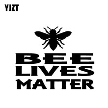 YJZT 15.3CM*12.5CM Bee Lives Matter Car Sticker Beekeeper Vinyl Decal Black/Silver C19-0079 2024 - buy cheap