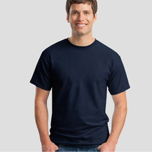 2020 Футболка Мужская Летняя Повседневная хлопковая Однотонная футболка с круглым вырезом и короткими рукавами с принтом, Мужская Классическая футболка 2024 - купить недорого