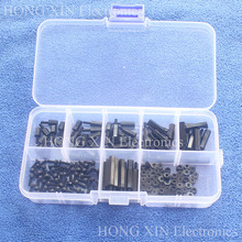 180pcs/ lot M2 Nylon Hex M-F Spacers / Screws/ Nuts Assorted Kit, Standoff 2024 - buy cheap