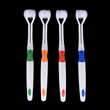 1Pc 3 Head 3 Sided Toothbrush Ultrafine Soft Bristle For Kids Child Supply Health Tooth Brush 2024 - buy cheap