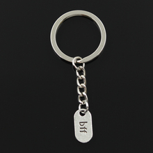 New Fashion Keychain 18x9mm Bff Best Friend Forver Pendants DIY Men Jewelry Car Key Chain Ring Holder Souvenir For Gift 2024 - buy cheap