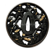 ALLOY GUARD TSUBA JAPANESE FOR KATANA SWORD WAKIZASHI TANTO @2407 2024 - buy cheap