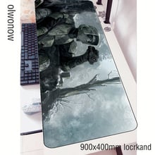 Pad de mouse star wars 900x400mm para mouse, mousepad com borda bloqueada para mouse e teclado 2024 - compre barato